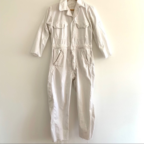 ✌🏽SOLD✌🏽 Vintage White Coveralls Boiler suit - Picture 6 of 8